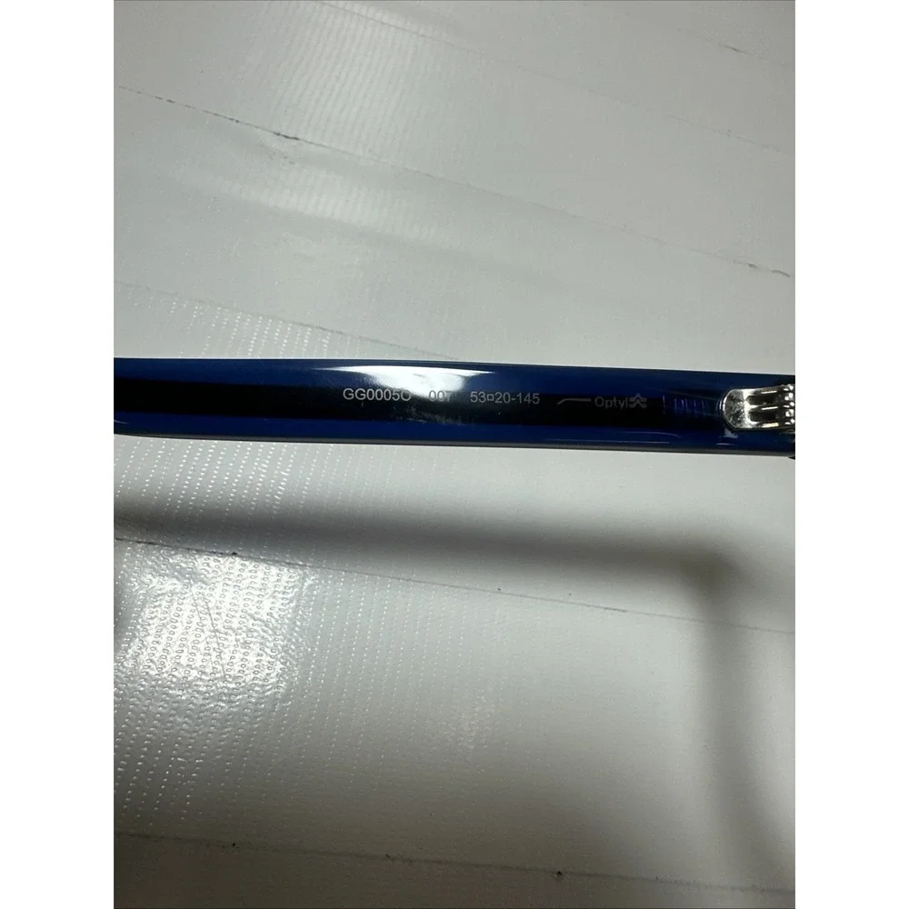 Gucci Frames Only   GG0005O 007 Havana Tortoise Red Blue Striped 53-20-145